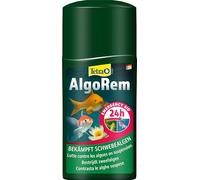 Tetra Pond AlgoRem - Trattamento di emergenza 24 ore su 24 per l'acqua verde nei laghetti da giardino, combatte le alghe sospese, 250 ml
