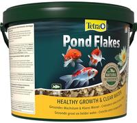 Tetra Pond Flakes 10 L Mangime per Pesci in Fiocchi, Ottimale per Pesci Giovani e di Piccole Dimensioni del Laghetto da Giardino