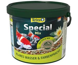 Tetra Pond Special Mix - Miscela di mangime per pesci da stagno composta da tre diversi bastoncini, per una crescita sana e un sistema immunitario rafforzato, secchio da 5 l