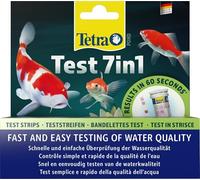 Tetra Pond Test 7in1 - Test dell'acqua per laghetto da giardino, controllo rapido e semplice della qualità dell'acqua nei laghetti da giardino, 1 confezione (25 strisce reattive)