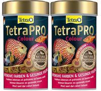 Tetra Pro Colour Multi-Crisps - Mangime per pesci di alta qualità con concentrato di colore per pesci belli e colorati, lattina da 100 ml (Confezione da 2)