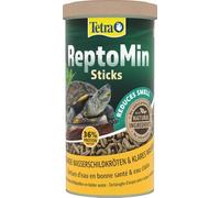 Tetra ReptoMin Sticks - Alimento Base per Tartarughe acquatiche, 1 L | Cibo per tartarughe acquatiche | Bastoncini galleggianti | Rapporto calcio-fosforo ottimale per guscio e ossa sani