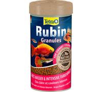 Tetra Rubin Granules - Mangime per pesci in granuli con esaltatori di colore naturali, favorisce la colorazione intensa dei pesci, lattina da 250 ml