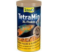 TetraMin XL Flakes - Mangime in fiocchi per pesci ornamentali di grandi dimensioni, miscela bilanciata per pesci sani e acqua limpida, lattina da 1 L