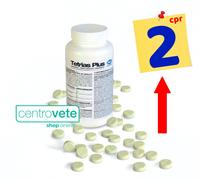 TETRIAS Plus 2-6-200 cpr Cane Cani → Vermifugo Antiparassitario Cani = Dron-tal