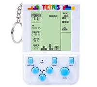 Tetris Portachiavi portatile Arcade Game - Mini console retrò con licenza ufficiale con schermo LCD, suoni e 2 modalità di gioco - Giocattolo puzzle classico portatile, regalo di viaggio, giocatore