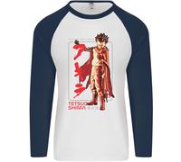 Tetsuo Shima Anime Giapponesi Uomo L/S Baseball T-Shirt