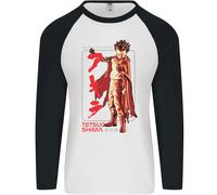 Tetsuo Shima Anime Giapponesi Uomo L/S Baseball T-Shirt