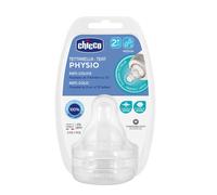 Chicco Tettarella Flusso Medio 2M+ Physio Silicone 2 pezzi