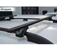 Tetto Bloccaggio Barre Portapacchi + T- Pezzi Per vauxhall opel vivaro 2002 -