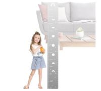 Tetto di Crescita con Specchio - Tabella da Parete Misura delle Dimensioni | Altezza dello Specchio decorativo con Adesivi, per Tracciare la Crescita in Presepi