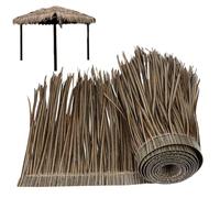 Tetto di paglia artificiale, 39x20in messicano roll erba multiuso tetto di paglia vivido pavone artificiale tetti di paglia artificiale isolati impermetti impermeabile pio piegabile piegabile per gia