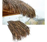Tetto di paglia artificiale di palma per esterni, pergola e capanne, foglie di palma sintetica per decorazioni esotiche