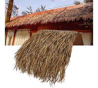 Tetto di paglia artificiale di palma per esterni, pergola e capanne, foglie di palma sintetica per decorazioni esotiche