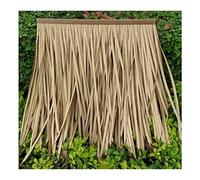 Tetto Di Paglia Artificiale Tetto Di Paglia Di Plastica Erba Finta PE Tetto Di Paglia Simulazione Tetto Di Paglia Per Grondaia In Legno Ombrello Decorazione Di Paglia Paglia Finta(Yellow c,10pcs)