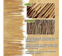 Tetto di paglia di pagnello tanello palma thatch rotolo simulato multiuso