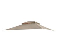 Tetto di ricambio Arcilla per gazebo 573100 3x4 m beige Beige