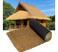 Tetto In Paglia Artificiale Per Tiki Bar, Rotoli Di Paglia Sintetica, Decorazione Per Tetto In Paglia Messicana Per Recinzioni, Capanne, Tende Da Giardino E Tende Per Anatre(Yellow,1x5m (3.3x16.4ft))