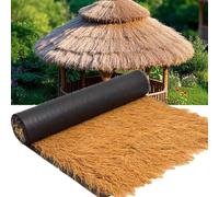 Tetto In Paglia E Erba Artificiale Da 50 Cm Di Larghezza, Rotolo Di Erba Artificiale, Tiki Bar, Capanna, Erba, Palapa, Tetto In Paglia, Tenda For Anatre, Balle Di Fieno(0.5 * 20m(1.6 * 65.6ft))