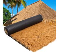 Tetto In Paglia In Stile Messicano, Rotoli Di Erba Di Palma Artificiale, Tetto In Paglia Palapa, Tetto For Feste Con Ombrellone E Recinzione, Protezione Anti-intemperie(1 * 4m(3.2 * 13.1ft))