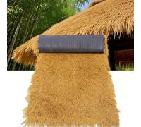 Tetto In Paglia Sintetica, Decorazione Per Tetto In Paglia Artificiale, Decorazione Per Tetto In Erba Per Capanna Tiki Bar Ignifuga, Per Capanna Tiki Bar Patio Piscina Spiaggi(Size:1×10m（3.28×32.8ft）)