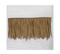 Tetto In Paglia Sintetica, Ogni Rotolo 19,67 Pollici X 3,28 Piedi Tiki Hut Tetto In Erba Copertura Per Ombrellone Mini Bar Tetto E Parasole Per Patio, Paglia Di Palma Rotoli(Yellow g,0.5x6m)