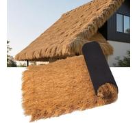 Tetto in paglia sintetica, Rotolo di paglia in PE for coperture di capanne Tiki, tenda da sole Palapa, decorazione for patio, larghezza 1 m, diverse misure(1 * 4m(3.2 * 13.1ft))