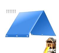 Tetto ombreggiante per esterni, copertura per parchi giochi, baldacchino impermeabile UV per altalena, 132 x 228,6 cm, di ricambio impermeabile per patio per bambini, struttura giochi in cortile