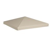 Tetto per Gazebo 310 g/m² 3x3 m Beige