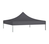 vidaXL Tetto per Tendone per Feste 2x2 m Antracite 270 g/m²