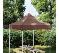 vidaXL Tetto per Tendone per Feste 2x2 m Marrone 270 g/m²