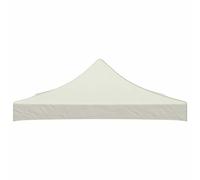 vidaXL Tetto per Tendone per Feste 3x3 m Crema