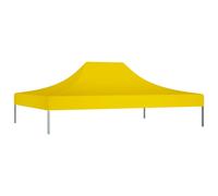 Tetto per Tendone per Feste 4,5x3 m Giallo 270 g/m²