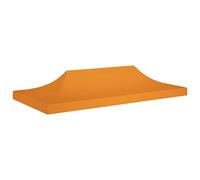 Tetto per Tendone,teli ombreggianti gazebo terrazzo esterno Robusto e durevole Adatto per esterni, campeggio, giardino, terrazza per Feste 6x3 m Arancione 270 g/m²
