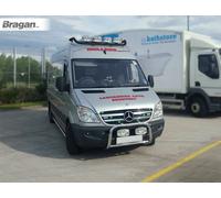 Tetto Pois Luce Barra Nero + LED per Nissan Interstar 2003- 2010 IN Acciaio