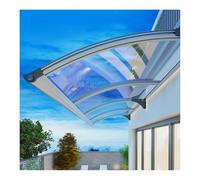 Tettoia ad arco, tenda da ingresso per protezione da sole e pioggia, combinazione flessibile multi-unità, supporto curvo, 110 x 130 cm, protezione dalle intemperie durevole