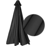 Tettoia di ricambio per ombrellone da 2,7 m, 6 stecche, protezione UV per gazebo da 300 cm, copertura per ombrellone da esterno, in tessuto resistente, accessorio esterno