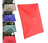 Tettoia di ricambio per ombrellone da esterno in tessuto resistente ai raggi UV, rettangolare, per giardino e patio, 4 x 3 m, 140 x 100 cm, protezione solare durevole