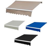 Tettoia di ricambio per tenda da sole, Tessuto di ricambio for tenda da sole multicolore, misure multiple(Camel,4x3m/13x10ft)