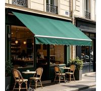 Tettoia di Ricambio Retrattile per Balcone, Telo per Tende da Sole Manuale, Tessuto Resistente ai Raggi UV, Canopy Impermeabile, per Protezione Esterna,001,8x6.5ft/250x200cm