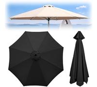 Tettoia di ricambio universale per ombrellone da terrazza, tessuto in poliestere, adatta a diverse dimensioni, migliora l'esperienza di ombra esterna, design resistente alle intemperie per un uso
