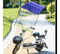 Tettoia elettrica universale con strisce riflettenti, copertura antivento per tricicli e moto, soluzione di protezione esterna