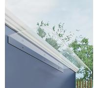 Tettoia impermeabile in policarbonato per ingresso, protezione UV, parapioggia, resistente alle intemperie, parasole per terrazze e balconi, riparo da sole e tenda da sole all'aperto