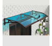 Tettoia impermeabile per porta esterna con protezione UV, facile installazione, 81,3 x 100 cm, perfetta per la copertura del patio, tenda resistente alle intemperie per l'ingresso di casa