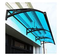 Tettoia in policarbonato con protezione UV, per porta d'ingresso, facile da installare, grande 150 cm x 250 cm, design