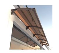 Tettoia in policarbonato per porta, protezione UV e pioggia, riparo per ingressi, grande, 65 x 140 cm, copertura per tenda da esterno