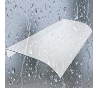 Tettoia in policarbonato - Protezione impermeabile per porte anteriori, pioggia e neve, dimensioni: 40 x 260 cm, 50 x 260 cm, 70 x 260 cm, 90 x 260 cm, 100 x 260 cm, 150 x 260 cm