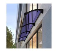 Tettoia in policarbonato resistente alle intemperie per ristorante, giardino, balcone, atmosfera unica, 100 x 440 cm, soluzione per riparo esterno