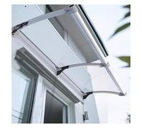 Tettoia invisibile per porta, impermeabile, protezione UV, protezione da pioggia e neve, tenda da esterno resistente, 100 x 320 cm, copertura essenziale per l'ingresso della casa, design resistente