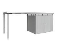 Tettoia Laterale L per Casetta in Metallo HIGHLINE Biohort Grigio Quarzo Metal Highline 5